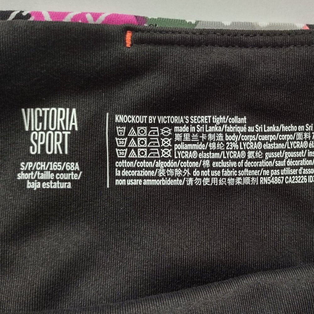 Victoria Sport Knockout Leggings Bold Geo Artsy Athletic Streetwear Sz Small - Picture 7 of 9